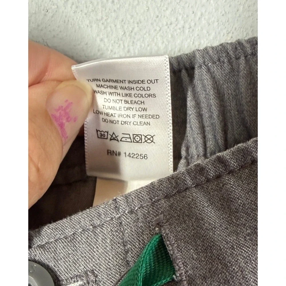 Figs Cairo Cargo Scrub Pants Mens Large Tall Gray Technical Collection TM3001T